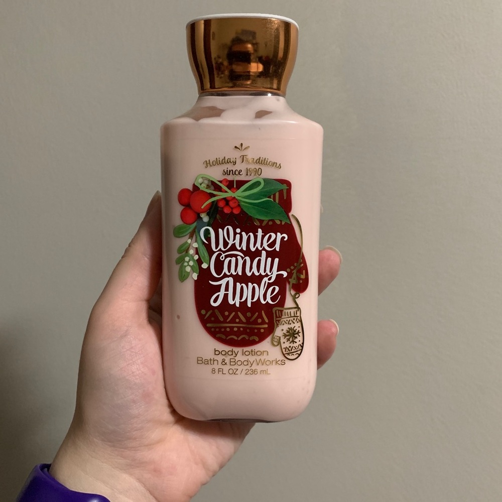 Winter candy apple lotion